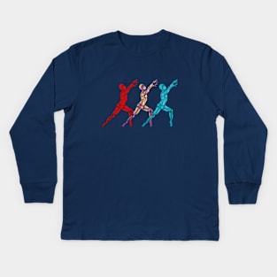 Power Pose Kids Long Sleeve T-Shirt